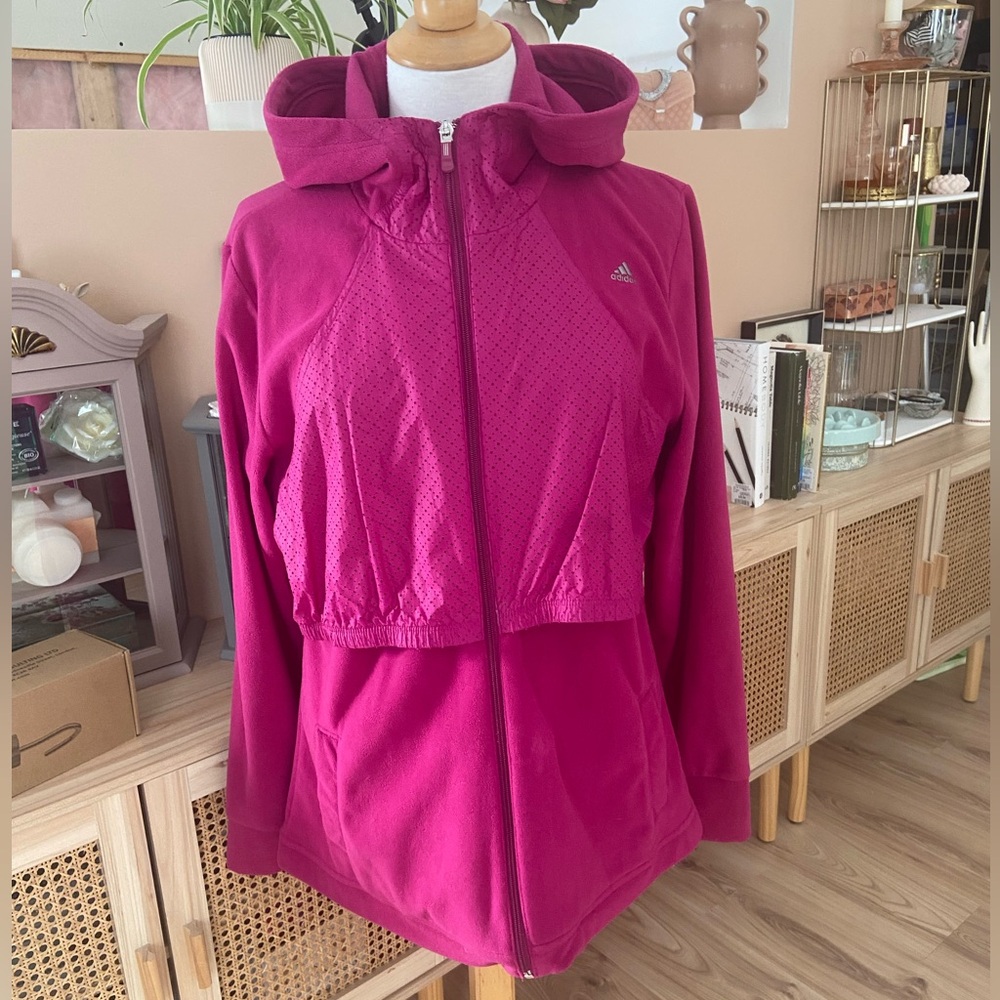 Adidas Women's Fuchsia Training Jacket